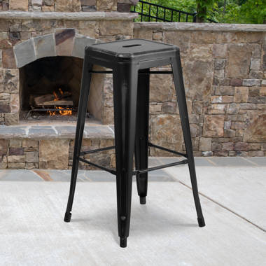 Outdoor discount metal barstool